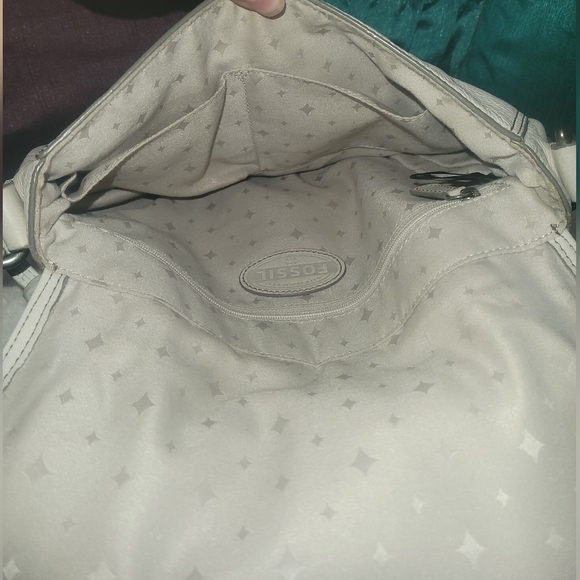 Fossil Marlow Flap Shoulder Bag in Bone - Picture 6 of 14